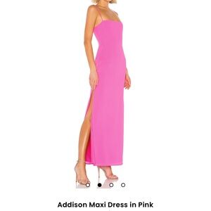 Superdown Vibrant Pink Maxi Dress